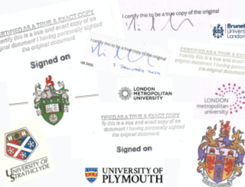 How to certify a ‘COPY’ of a UK degree to get an apostille