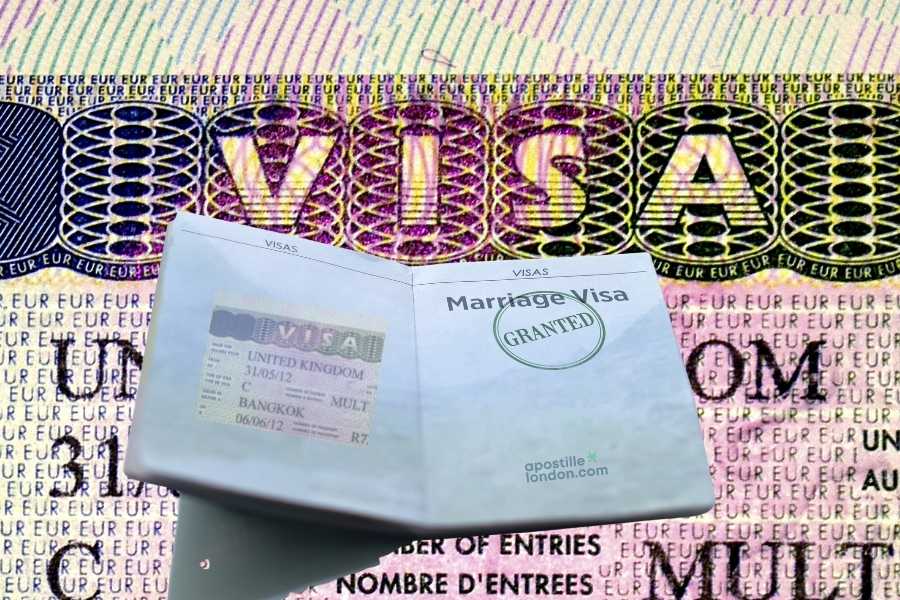 UK marriage visitor visa or family visa image
